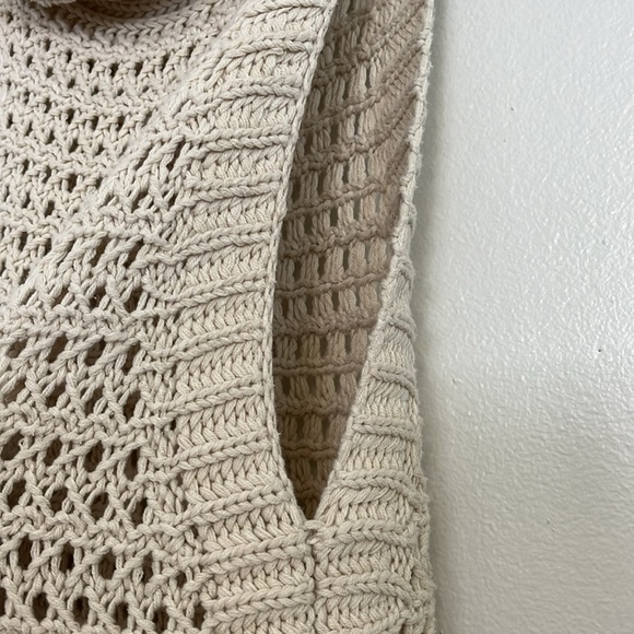 Free People Northern Lights Sweater Vest in Cream/Beige - Picture 6 of 11